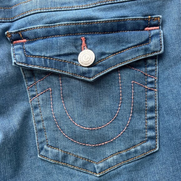 True Religion Blue Straight Leg Jeans - Picture 12 of 12